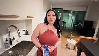 Mandi May Proved To Her Friend'S Son That She'S Hot.